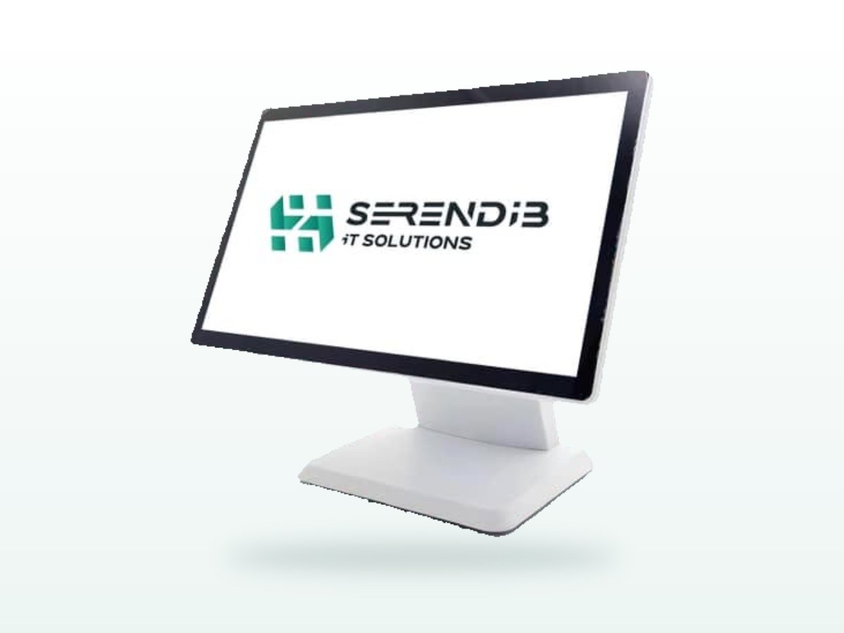Single screen full touch POS terminal